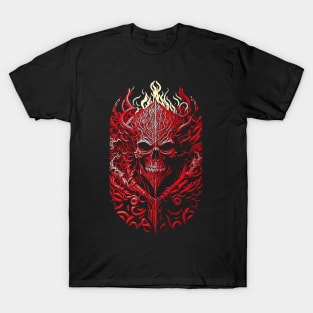 Skull Of Hell  | Metal Style Elmejikono T-Shirt